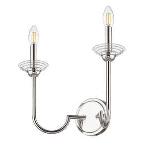 Z-Lite - 352-2S-PN - Two Light Wall Sconce - Allistair - Polished Nickel