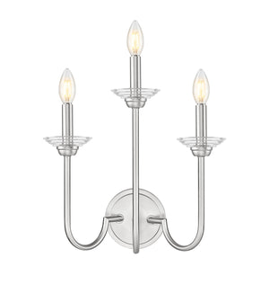 Z-Lite - 352-3S-BN - Three Light Wall Sconce - Allistair - Brushed Nickel