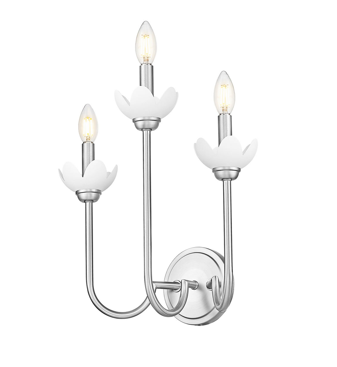 Z-Lite - 352-3S-BN - Three Light Wall Sconce - Allistair - Brushed Nickel