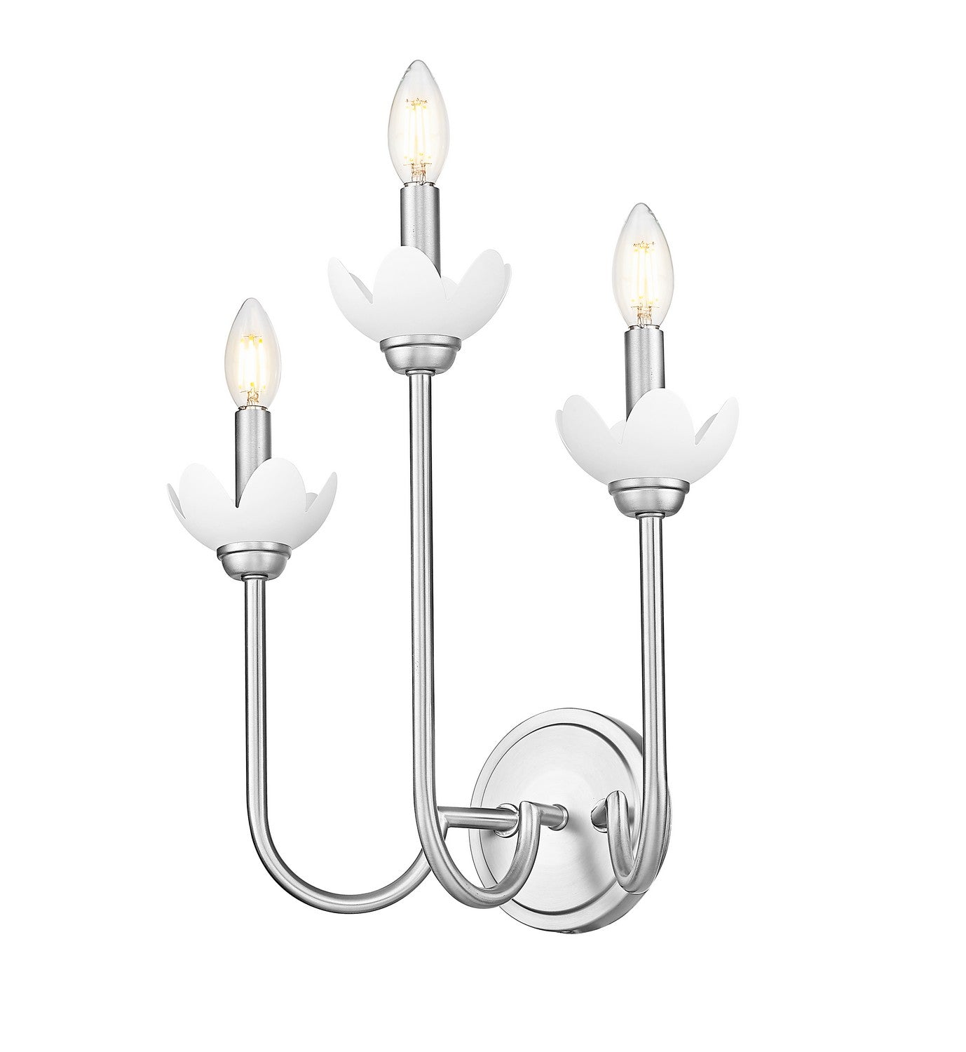 Z-Lite - 352-3S-BN - Three Light Wall Sconce - Allistair - Brushed Nickel