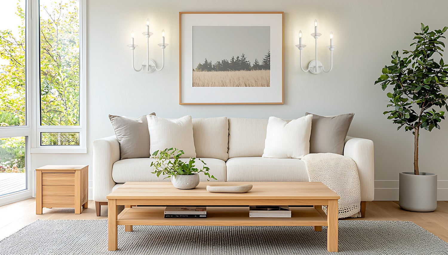 Z-Lite - 352-3S-TW - Three Light Wall Sconce - Allistair - Tundra White