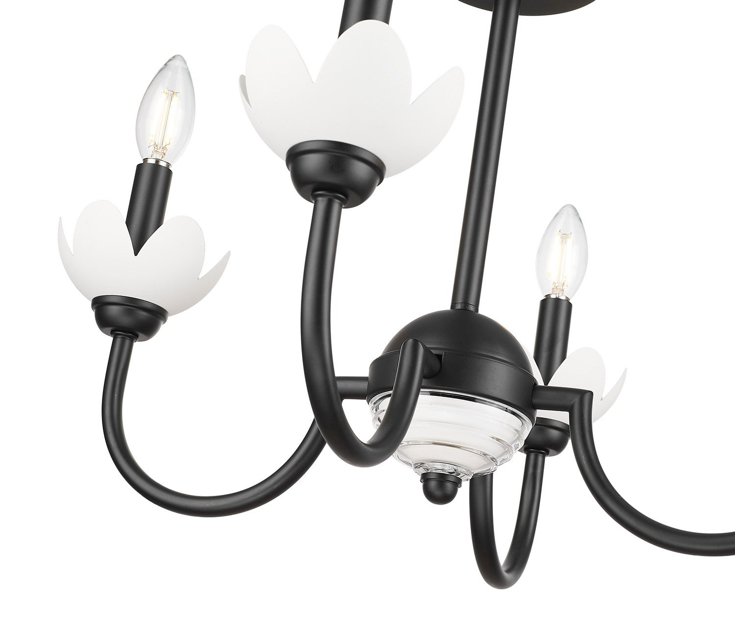 Z-Lite - 352-4SF-MB - Four Light Semi Flush Mount - Allistair - Matte Black