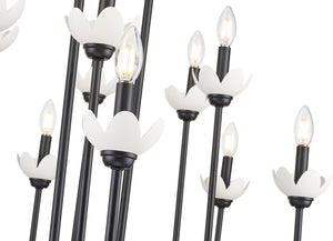 Z-Lite - 352-56L-MB - 16 Light Linear Chandelier - Allistair - Matte Black