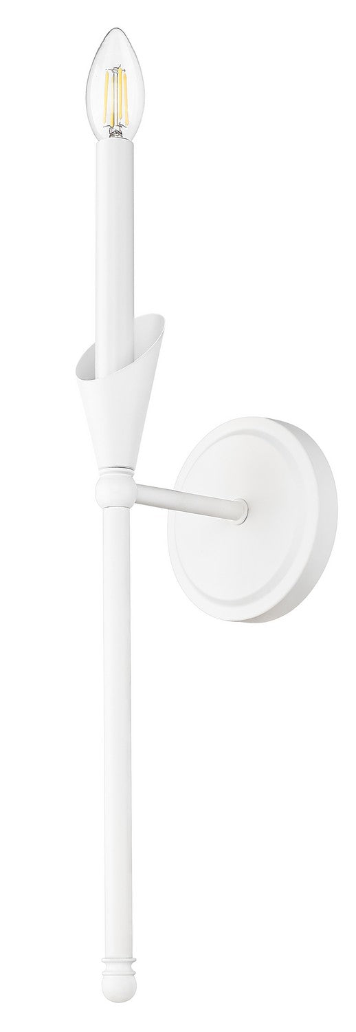 Z-Lite - 4014-1SA-TW - One Light Wall Sconce - Claudelle - Tundra White