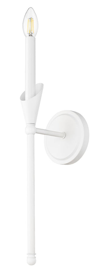 Z-Lite - 4014-1SA-TW - One Light Wall Sconce - Claudelle - Tundra White