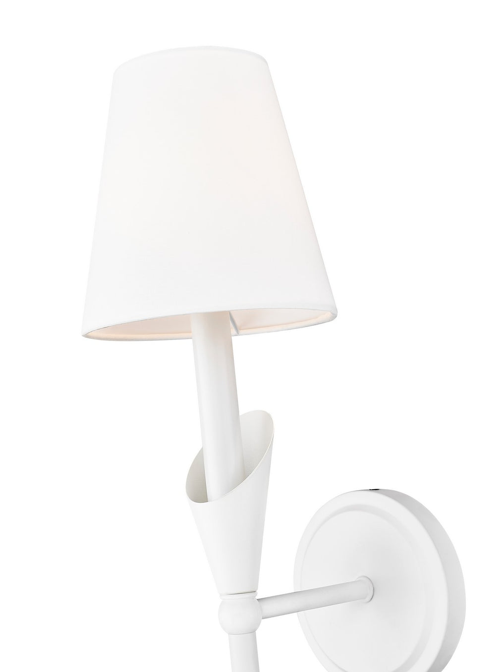 Z-Lite - 4014-1SA-TW - One Light Wall Sconce - Claudelle - Tundra White