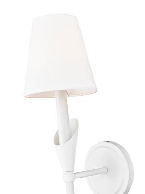 Z-Lite - 4014-1SA-TW - One Light Wall Sconce - Claudelle - Tundra White