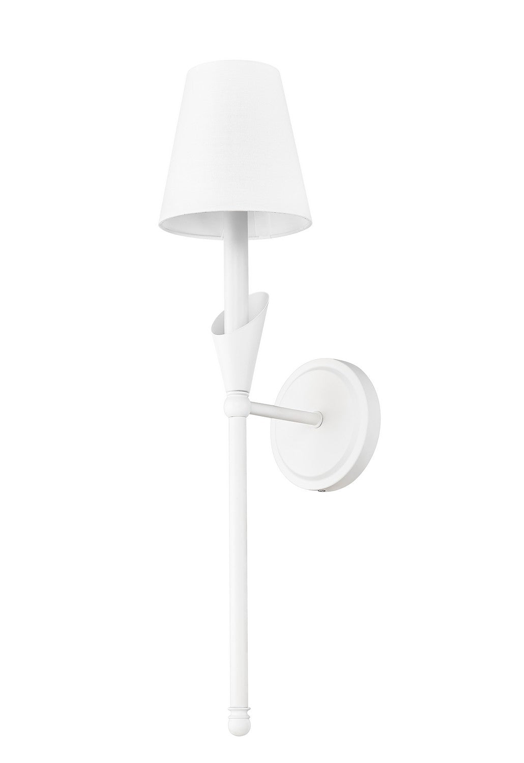 Z-Lite - 4014-1SA-TW - One Light Wall Sconce - Claudelle - Tundra White