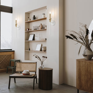Z-Lite - 4014-1SA-TW-MGLD - One Light Wall Sconce - Claudelle - Tundra White + Modern Gold