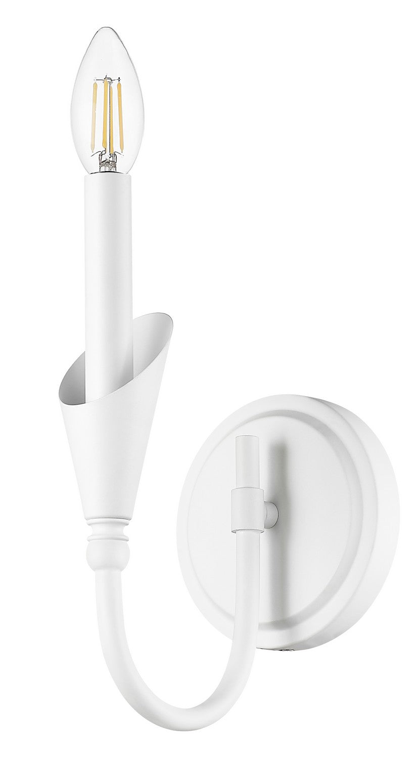 Z-Lite - 4014-1S-TW - One Light Wall Sconce - Claudelle - Tundra White