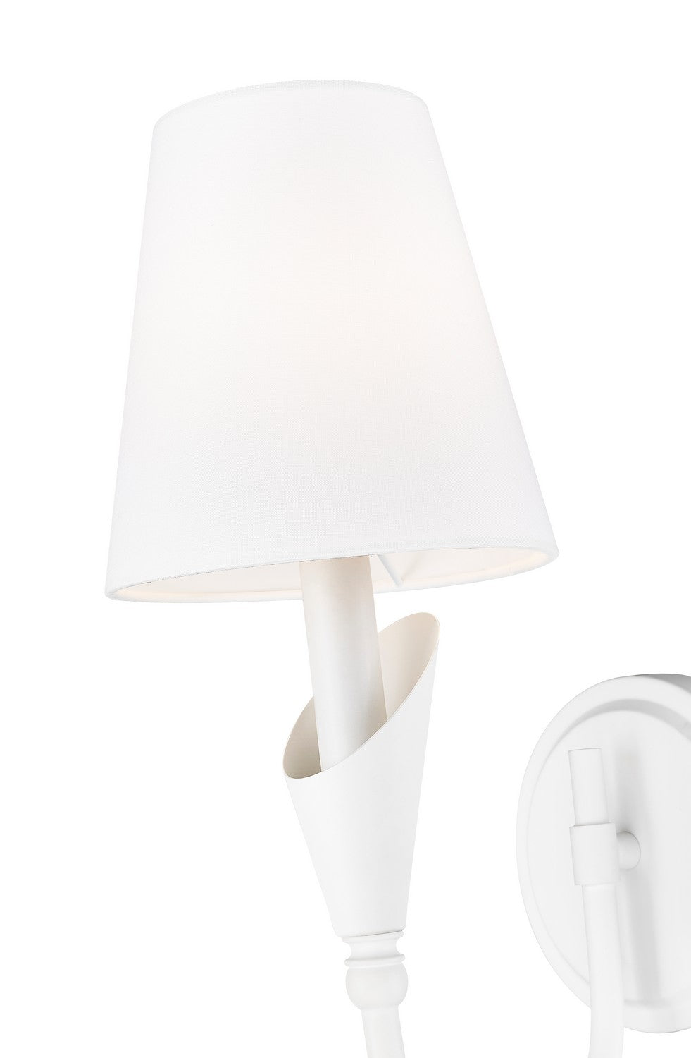 Z-Lite - 4014-1S-TW - One Light Wall Sconce - Claudelle - Tundra White
