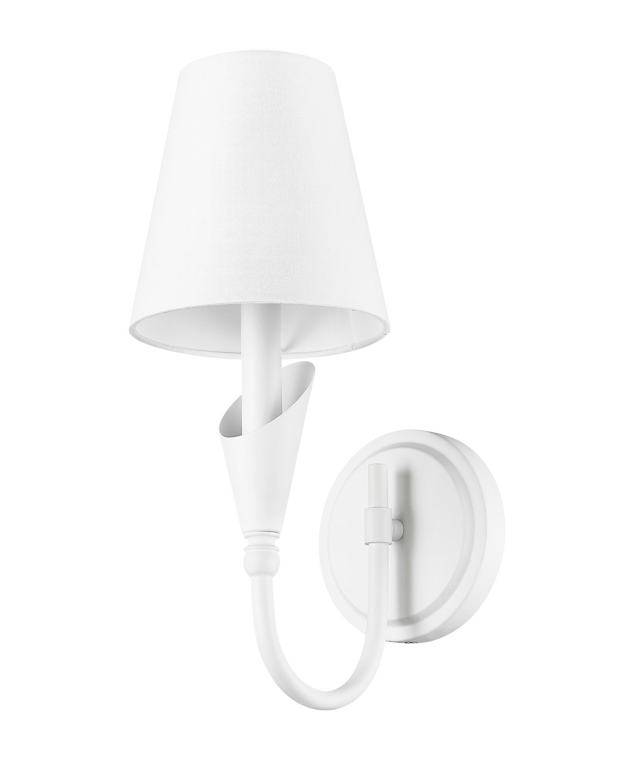 Z-Lite - 4014-1S-TW - One Light Wall Sconce - Claudelle - Tundra White
