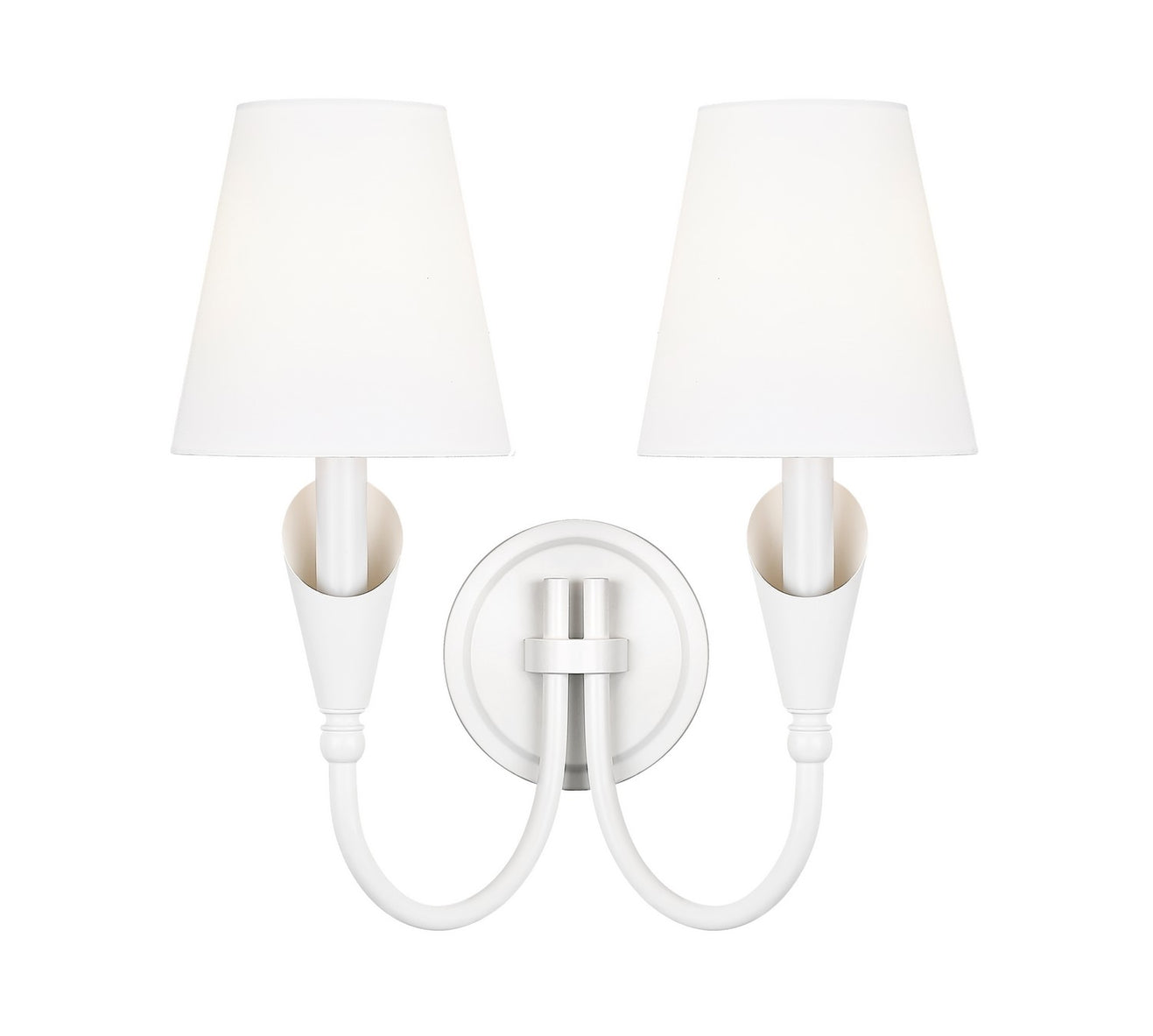 Z-Lite - 4014-2S-TW - Two Light Wall Sconce - Claudelle - Tundra White