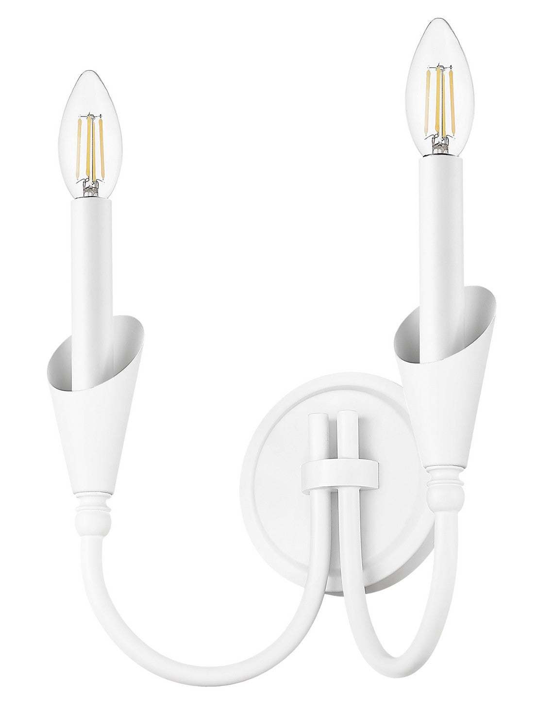 Z-Lite - 4014-2S-TW - Two Light Wall Sconce - Claudelle - Tundra White