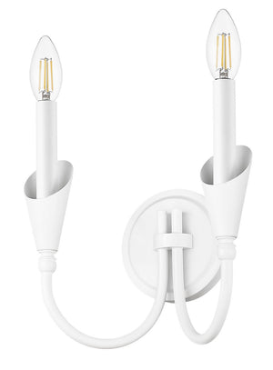 Z-Lite - 4014-2S-TW - Two Light Wall Sconce - Claudelle - Tundra White