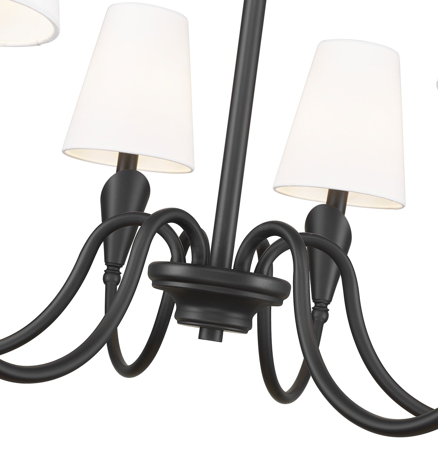 Z-Lite - 4014-32MB - Six Light Chandelier - Claudelle - Matte Black