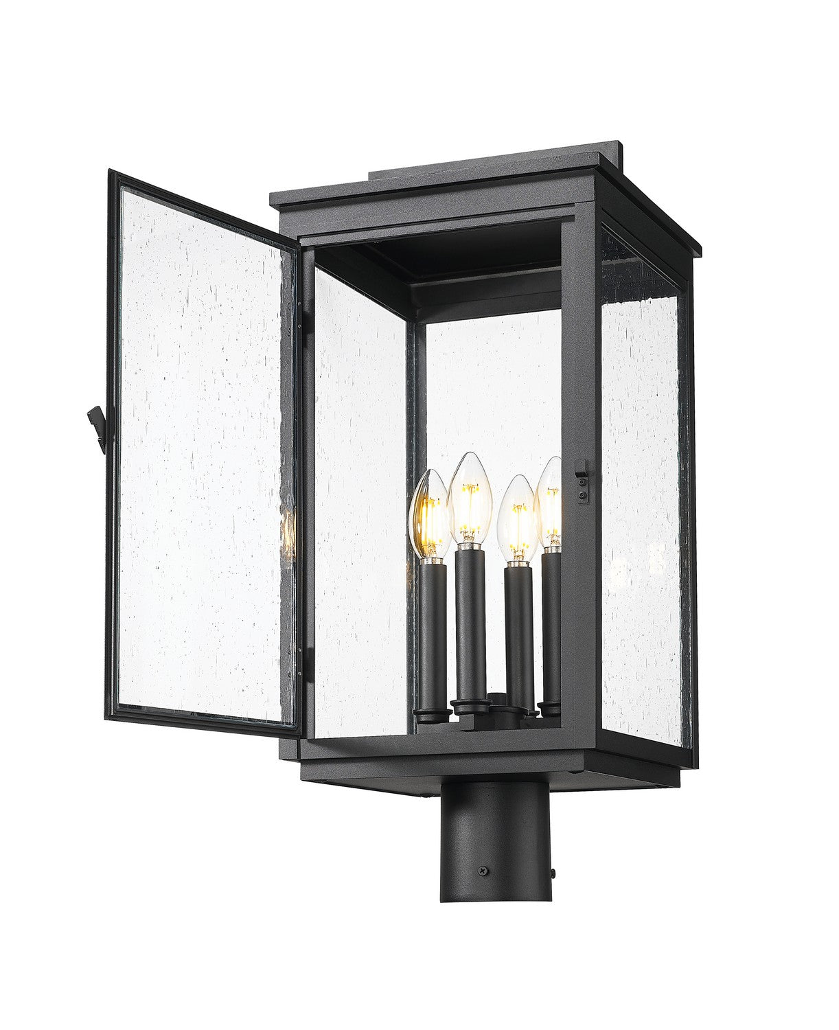 Z-Lite - 5019PHBR-BK - Four Light Outdoor Post Mount - Hartwell - Sand Black