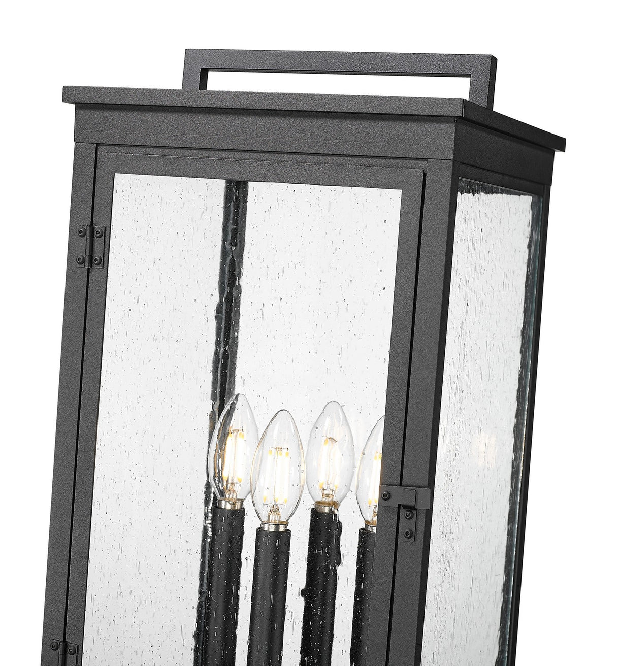 Z-Lite - 5019PHBS-536P-BK - Four Light Outdoor Post Mount - Hartwell - Sand Black