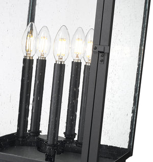Z-Lite - 5019PHXLR-BK - Five Light Outdoor Post Mount - Hartwell - Sand Black