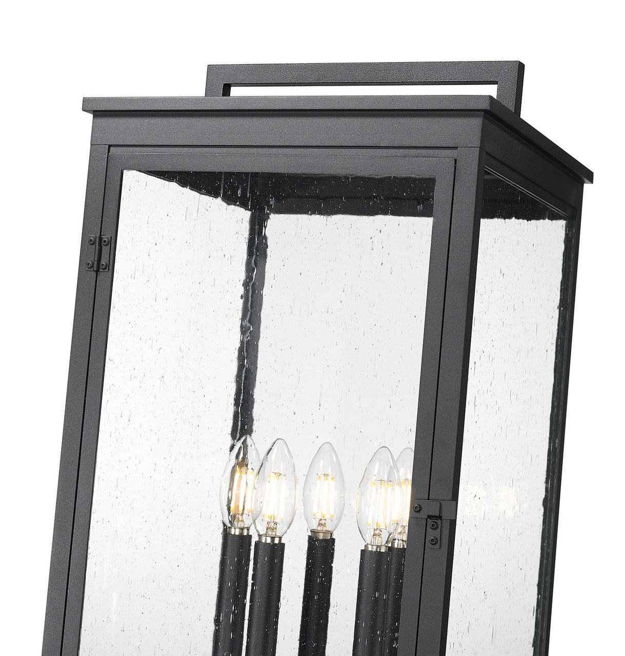 Z-Lite - 5019PHXLS-536P-BK - Five Light Outdoor Post Mount - Hartwell - Sand Black