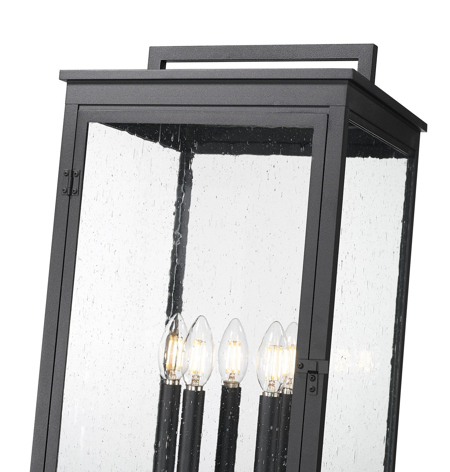 Z-Lite - 5019PHXLS-536P-BK - Five Light Outdoor Post Mount - Hartwell - Sand Black