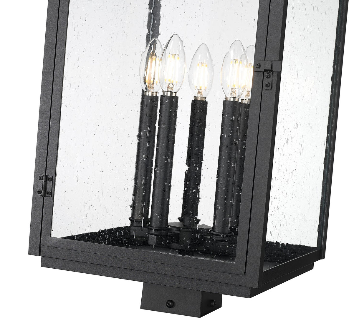 Z-Lite - 5019PHXLS-BK - Five Light Outdoor Post Mount - Hartwell - Sand Black