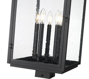 Z-Lite - 5019PHXLS-BK - Five Light Outdoor Post Mount - Hartwell - Sand Black