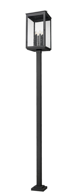 Z-Lite - 5019PHXXLS-536P-BK - Six Light Outdoor Post Mount - Hartwell - Sand Black