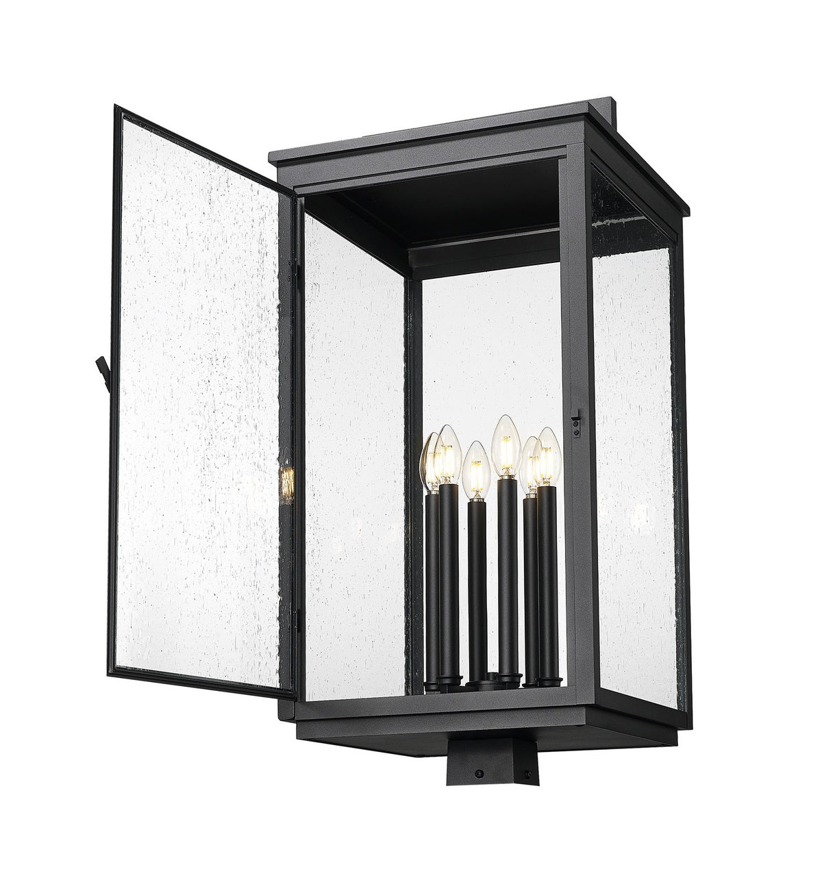 Z-Lite - 5019PHXXLS-BK - Six Light Outdoor Post Mount - Hartwell - Sand Black
