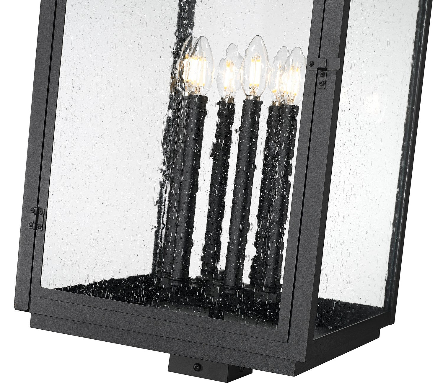 Z-Lite - 5019PHXXLS-BK - Six Light Outdoor Post Mount - Hartwell - Sand Black