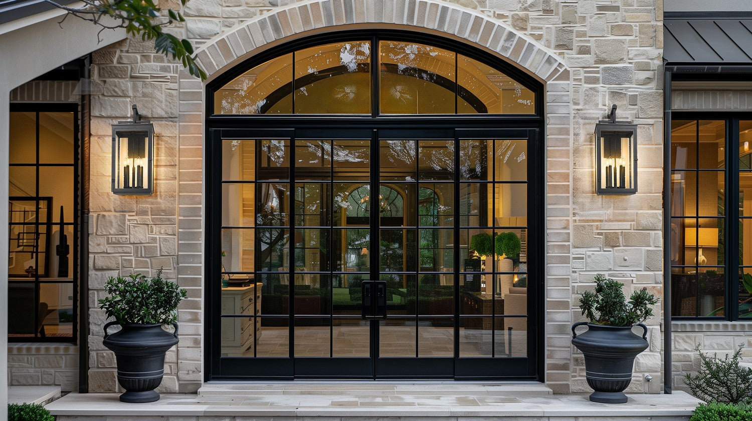 Z-Lite - 5019XL-BK - Five Light Outdoor Wall Mount - Hartwell - Sand Black