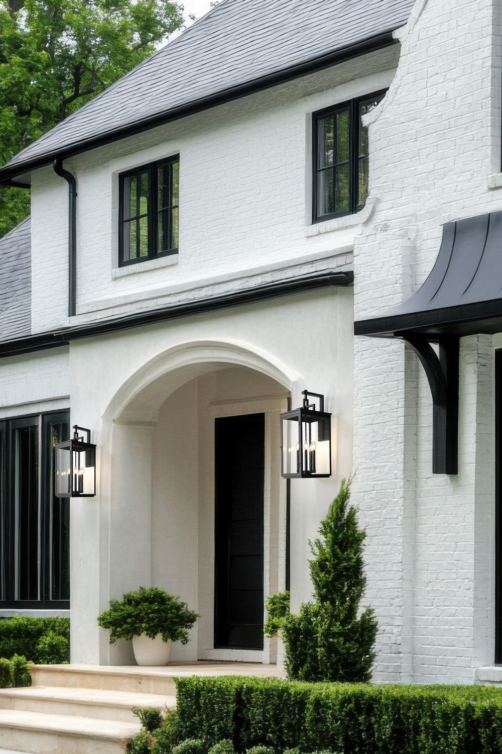 Z-Lite - 5019XL-BK - Five Light Outdoor Wall Mount - Hartwell - Sand Black