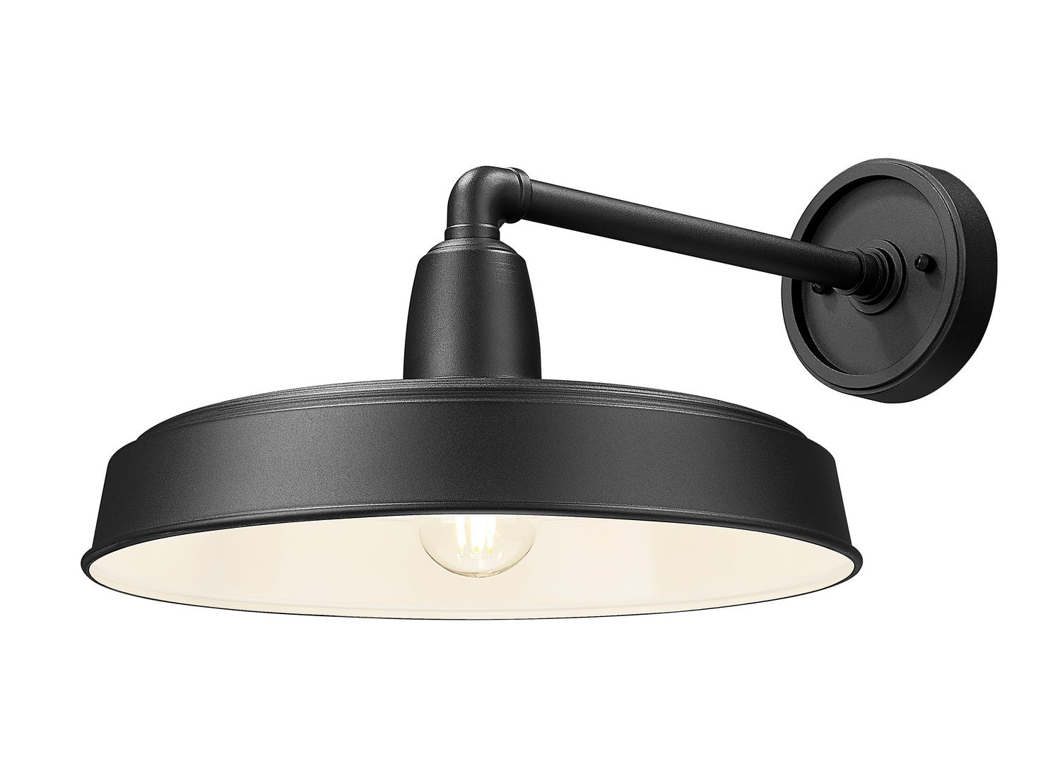 Z-Lite - 5025B-BK - One Light Outdoor Wall Mount - RLM - Sand Black