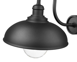 Z-Lite - 5026B-BK - One Light Outdoor Wall Mount - RLM - Sand Black