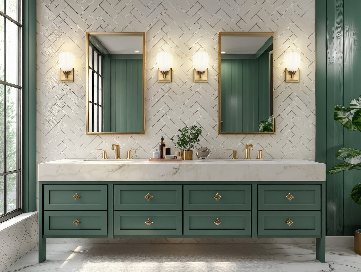 Z-Lite - 7004-1V-MGLD - One Light Vanity - Oren - Modern Gold