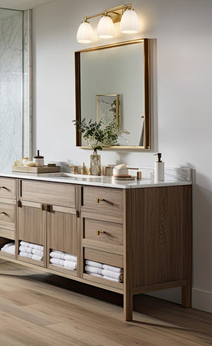 Z-Lite - 7004-3V-MGLD - Three Light Vanity - Oren - Modern Gold