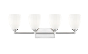 Z-Lite - 7004-4V-BN - Four Light Vanity - Oren - Brushed Nickel