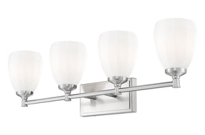 Z-Lite - 7004-4V-BN - Four Light Vanity - Oren - Brushed Nickel