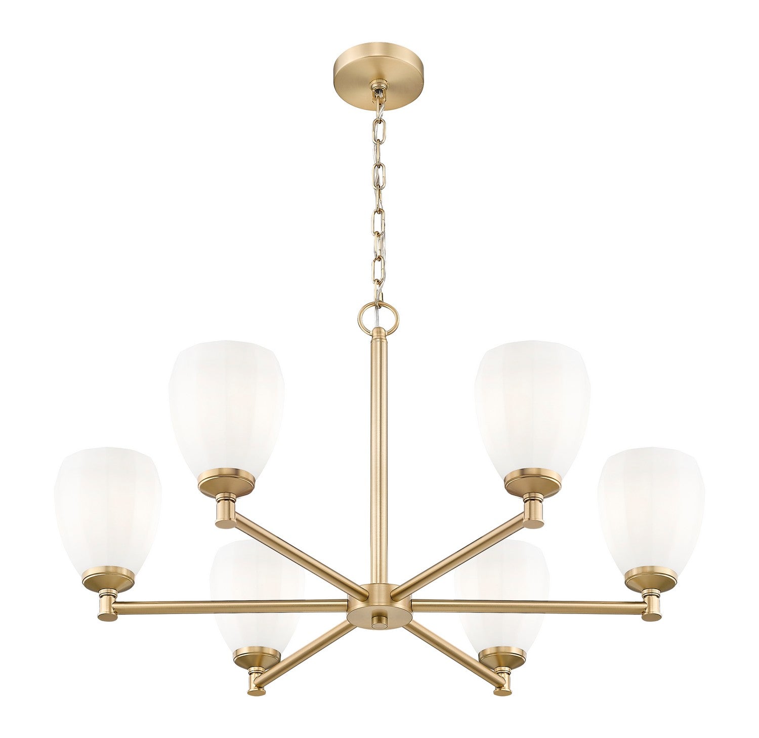 Z-Lite - 7004-6MGLD - Six Light Chandelier - Oren - Modern Gold
