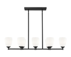 Z-Lite - 7004-8L-MB - Eight Light Linear Chandelier - Oren - Matte Black