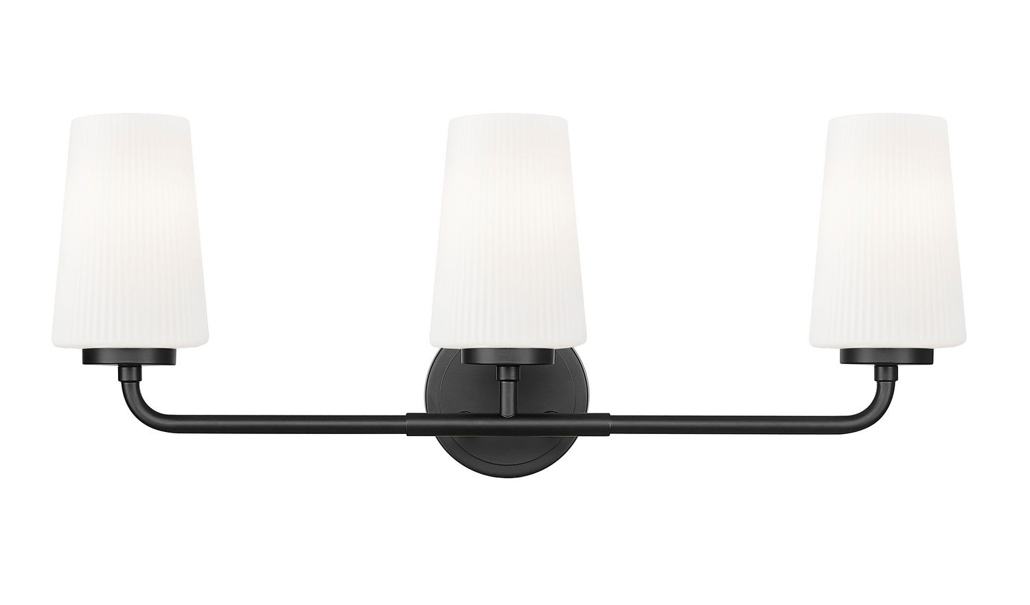 Z-Lite - 7005-3V-MB - Three Light Vanity - Montford - Matte Black