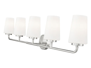 Z-Lite - 7005-5V-BN - Five Light Vanity - Montford - Brushed Nickel