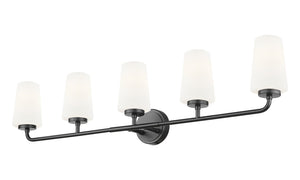 Z-Lite - 7005-5V-MB - Five Light Vanity - Montford - Matte Black