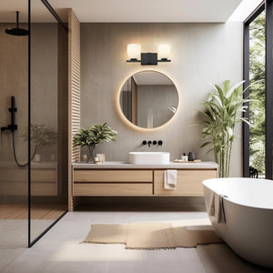 Z-Lite - 7518-2V-MB - Two Light Vanity - Naya - Matte Black