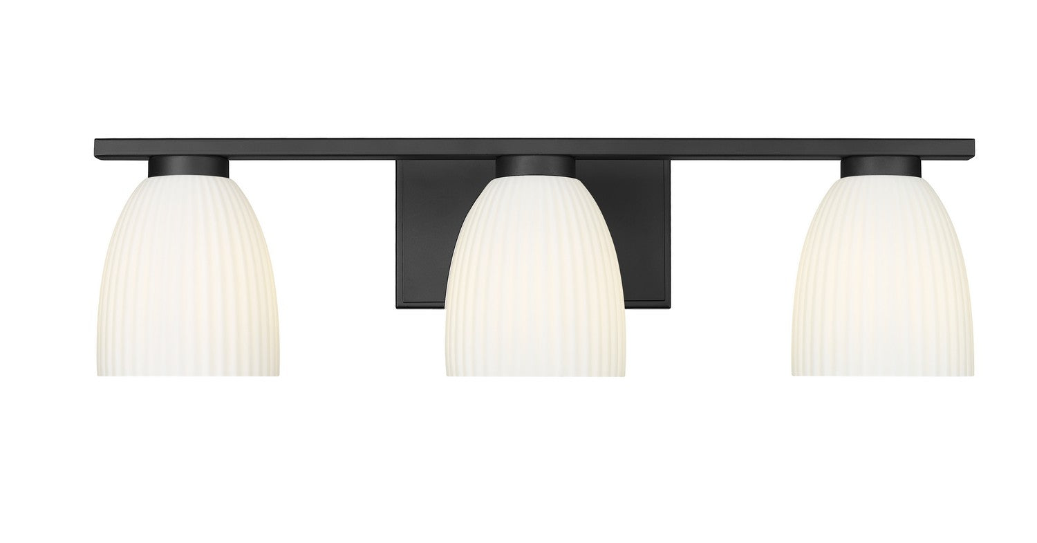 Z-Lite - 7518-3V-MB - Three Light Vanity - Naya - Matte Black