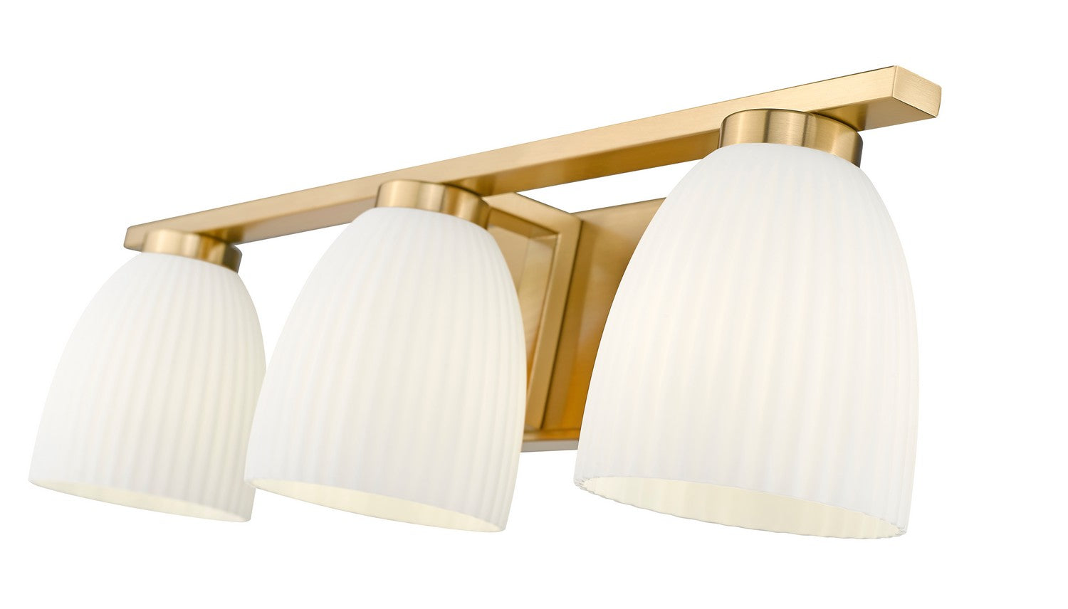 Z-Lite - 7518-3V-MGLD - Three Light Vanity - Naya - Modern Gold