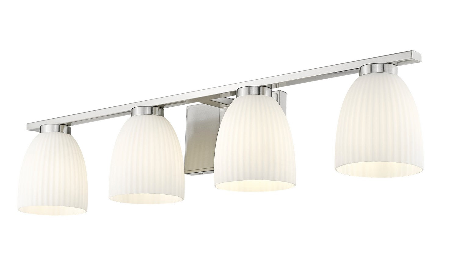 Z-Lite - 7518-4V-BN - Four Light Vanity - Naya - Brushed Nickel