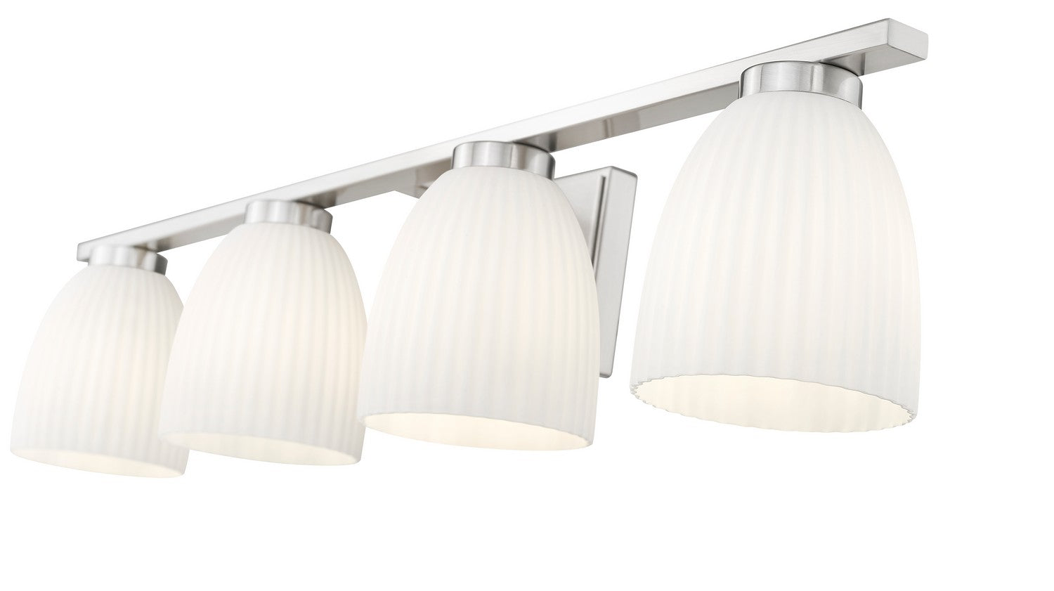 Z-Lite - 7518-4V-BN - Four Light Vanity - Naya - Brushed Nickel