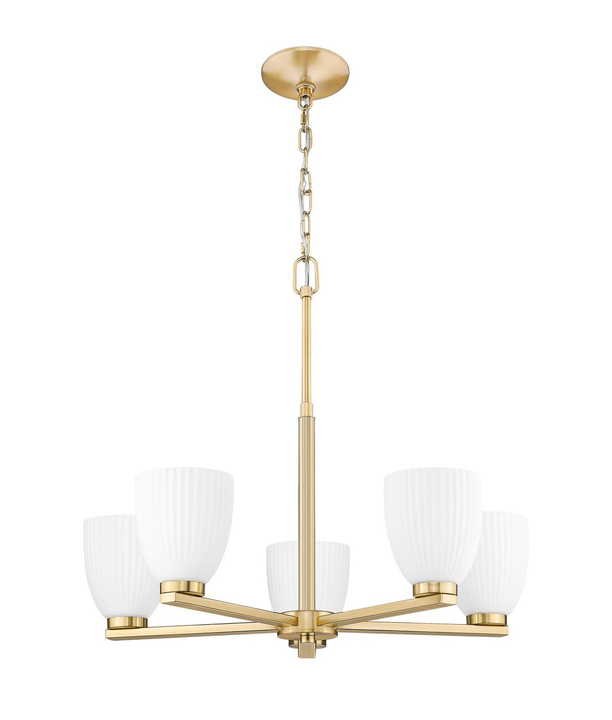 Z-Lite - 7518-5MGLD - Five Light Chandelier - Naya - Modern Gold