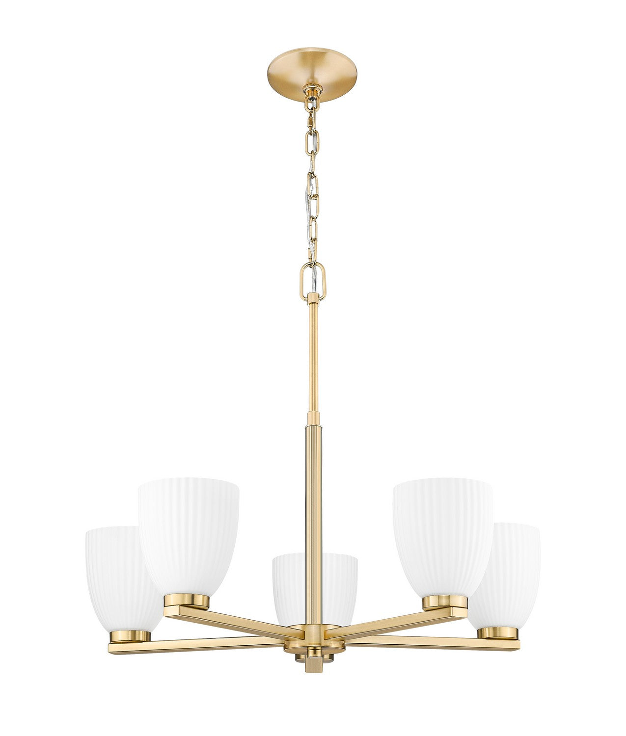 Z-Lite - 7518-5MGLD - Five Light Chandelier - Naya - Modern Gold